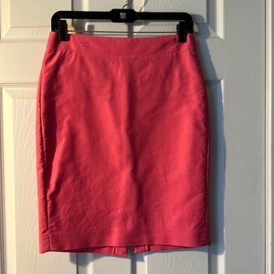 EUC. Pink J.Crew pencil skirt